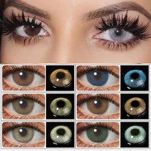 1 Pair Color Contact Lenses Natural Eye Contact Lenses For Eye Blue Lenses Pupils Beauty Color Lens Eyes Eye Contacts Cosmetics