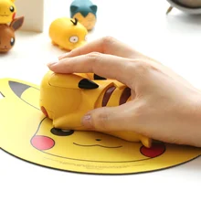 1 Set Pokemon Pikachu Figure PC Computer Laptop Bluetooth Wireless Mouse Anime Kawaii Pikachu Mouse Pad Pikachu Mouse Mat Toy