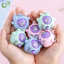 10/20pcs Mini Fair Finger-guessing Game Rock Paper Scissors Play Toy Egg Delicate Key Chain Pendant Children Fun Battle Game DDJ