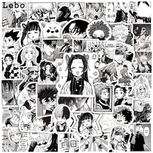 10/30/50/100PCS Mix Anime Demon Slayer Attack on Titan Stickers Graffiti Decals Kids Toy Phone Laptop Luggage Bike Car Sticker