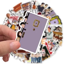 10/50/100pcs Friends TV Show Letter Anime Vintage Paster Gift Toy Funny Decal Scrapbooking DIY Phone Laptop Stickers Gifts