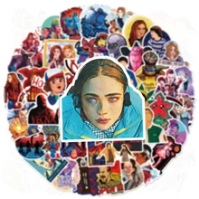 10/50Pcs Stranger Things Stickers Season 4 Hellfire Stive Decal Laptop Suitcase Graffiti Phone TV Show Series Stickers Toy Gift