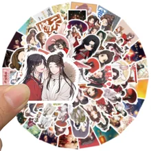 10/65Pcs Anime Tian Guan Ci Fu Hua Cheng Xie Lian Cosplay Stickers Heaven Official鈥檚 Blessing Cute Sticker for Laptop Skateboard