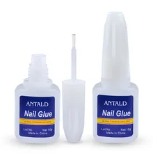 10g Nail Glue For Fake Nails Rhinestones Gel For Manicure Fast Drying Adhesive Glue For False Nail Tips Stick Gems Polish