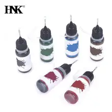 10ml Temporary Henna Tattoo Juice Ink Natural Organic Fruit Gel For Body Paint Lasting Safe Waterproof DIY Tattoo Paste 6 Colors