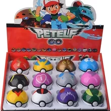 12 Pcs/Set Pokemon Game Poke Ball Pocket Monster Pikachu Action Figure Model Charmander Anime Figure Doll Toy For Children Gift