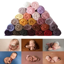 160*150CM Newborn Photography Props Waffle Fabric Backdrops for Baby Beanbag Cover Blanket Photo Shoot Booth Posing Accessories