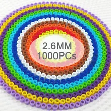 2.6mm Mini Beads 1000PCS 230colors Fuse Beads for Kids Gift Hama Beads Diy Puzzles Iron Beads High Quality