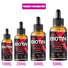 2022 Biotin Fast Hair Growth Oil Hair Regrowth Serum Hair Thinning Treatment Hair Growth Liquid Anti-Hair Loss for Women & Men