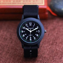 2022 Chaoyada Children Boys Girls 24hours Canvas Luminous Pointer Quartz Wristwatches Kids Students Military Waterproof Watches