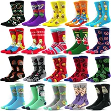 2022 Hot Sale Marvel Anime women men socks Long Socks Mans Knee-High Cosplay Calf Sock Adult Hip Hop Personality Hip Hop Socks