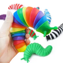 2022 Toy Fat Brain Slug Articulated Flexible 3D Slug Fidget Toy All Ages Relief Anti-Anxiety Sensory Toys for Children Aldult1