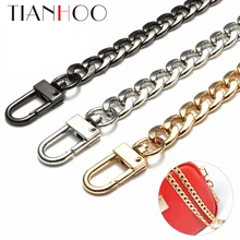 20cm-160cm Metal Chain For Bag Strap Purse Chain Bags Straps for Crossbody Handbag Handles Bag Parts & Accessories