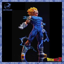 27cm Dragon Ball Z Majin Vegeta Anime Figure Self-destruct Dbz Super Saiyan Action Figures Pvc Statue Figurine Model Toys Gift
