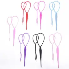2Pcs/4Pcs Hair Style Hair Styling Tools Hair Pin Disk For Women Girls Kids headband Fast Easy Ponytail Creator Hair Accessorie