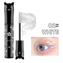 4D Silk Fiber Eyelash Mascara Waterproof Fast Dry Eyelashes Curls Extension Makeup Eyelashes Blue Purple Black White Ink Mascara