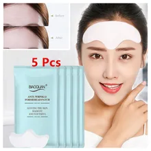 5 Pcs Forehead Line Removal Patch Forehead Firming Mask Anti Wrinkle Frown Lines Treatment Stickers Anti-aging Lifting Skin Care