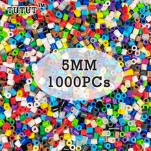 5MM 1000PCs Pixel Puzzle Iron Beads for kids Hama Beads Diy High Quality Handmade Gift toy Fuse Beads