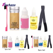 5Pcs/Set Wig Glue Waterproof Lace Glue And Lace Tape Remover +Hair Wax Stick And Hair Brush With Melt Band For Lace Frontal
