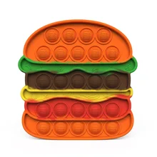Anti-Stress Pressure Reduction Sensory Toys Burger Toy Fidgets Ice Cream Board Soft Bubble Anti-Stress Game