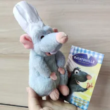 Authentic Ratatouille Chef Remy Magnetic Shoulder Plush Toy New