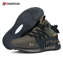 Baasploa New Men's Winter Keep Warm Walking Shoes Waterproof Fashion Cotton outdoor Sport Shoes Male Comfortable Casual Sneaker