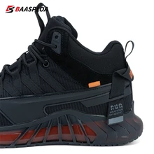 Baasploa New Men's Winter Keep Warm Walking Shoes Waterproof Fashion Cotton outdoor Sport Shoes Male Comfortable Casual Sneaker