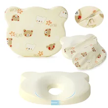 Baby Soft and Breathable Foam Pillow Cute Cartoon Pillows can Replace Pillowcases for Newborn Baby