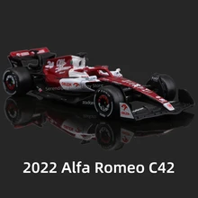 Bburago 1:43 Alfa Romeo C42 2022 F1-75 RB18 RedBull F1 Formula Car Die Cast Vehicles Collectible Model Racing Toys