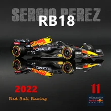 Bburago 1:43 NEW 2022 F1 Red Bull Racing RB18 1# Verstappen 11# Perez Special Paint Formula One Alloy Super Toy Car Model