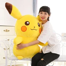 Big Size 65cm Pokemon Pikachu Plush Stuffed Toys Anime Squirtle picachu Psyduck Cartoon Pillow Dolls Kids xmas Birthday Gifts