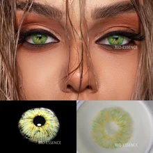 Bio-essence 1 Pair Colored Contact Lenses for Eyes Russian Girl Blue Lenses Monet Green Eye Lenses Big Eye Fashion Lenses
