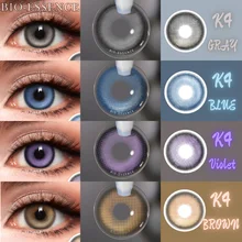 Bio-essence 1 Pair Korean Lenses Color Contact Lenses for Eyes Natural Look Brown Lenses Anime Lense Blue Eye Lenses 14.5mm