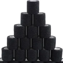 Black Tattoo Grip Bandage Cover Wraps Tapes Nonwoven Waterproof Self Adhesive Finger Wrist Protection Tattoo Accessories