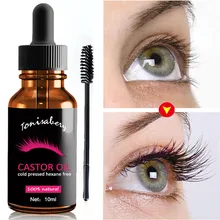 Castor Oil Eyelash Growth Serum Longer Fuller Eyelash Enhancer Eyebrow Lashes Lifting Treatment Essence Hair Nourishing Products