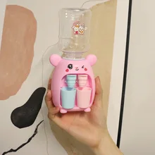 Children's Dual Water Dispenser Toy with Cute Pink Juice