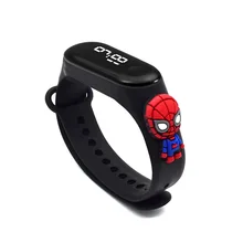 Disney Children's Watch Fashion Cartoon Watches Electronic Digital LED Display Watches Waterproof Holiday Gift Kids Watches