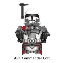 Disney Clone Troopers Wolffe Building Blocks Commander Cody Rex Colt Blitz The Bad Batch Bricks Elite Squad Troopers Figure Toys