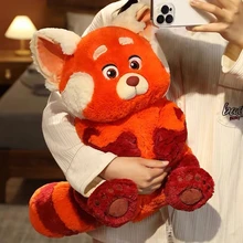 Disney Pixar Turning Red Plush Toy Cartoon Kawaii Bear Plushies Anime Peripheral Cute Anime Animal Red Panda Stuffed Doll Gifts
