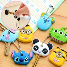 Disney Stitch Pvc Key Set Cute Animal Key Set Cartoon Soft Keychain Key Chain Decoration Pendant Birthday Gifts