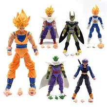 Dragon Ball SHF Movable and Modifiable Doll Model Toy Super Saiyan Goku Action Figure Collectible Birthday Gifts