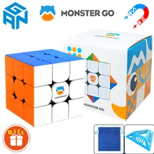 GAN MG356 M 3X3X3 Monster Go 3脳3 Magnetic Magic Cube Speed Puzzle Children Fidget Toys 3x3 Rubick Professional Rubix Cubo Magico