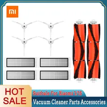 Hepa Filter for Xiaomi Mijia 1 1s Vacuum Cleaner Accessories Roborock S5 S50 Max Mi Robot Mop Roller Side Brush Spare Parts Kit
