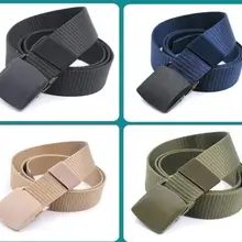 Hot sale Men /women belt High Quality Automatic Buckle Nylon Belt OutdoorTravel Tactical Waist Belt Unisex add long Belts 140cm