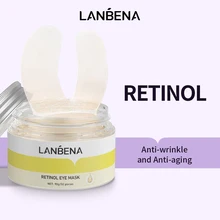 LANBENA Eye Collagen Patches Vc Retinol Eyes Bags Remover Dark Circles Anti-Wrinkle Aging Sleep Eye Masks Wrinkle Skin Care
