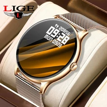 LIGE GPS Track 2022 Bluetooth Call Women Smart Watch Men Full Touch Fitness Track Waterproof Men Smartwatch Lady For Android IOS