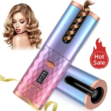Lofamy SL-886 Wireless Auto Curling Iron For Professional Hair Iron Curler USB Rechargeable Rotating Hair Curle Styling Tools