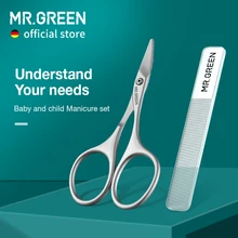 MR.GREEN Baby Safety Nail Scissors Nail Care Clippers Cutter Newborn Baby Convenient Daily Nail File Shell Shear Manicure Tool