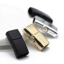 Mibrow 4pcs/lot Magnetic Clasps Connector Buckle Fit DIY 8x5mm 10x5mm 12x6mm Leather Bracelets Jewelry Making Accessories