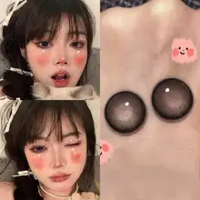 Mill CREEK Color Contact Lenses Large Diameter Myopia Lenses with Diopters Enlarge Bright Power Cosmetic Contact Lenses Make Up